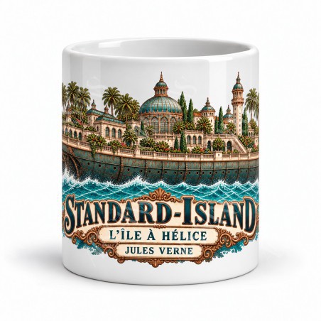 Mug Jules Verne - Standard-Island, vue de face