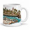 Mug Jules Verne - Standard-Island, anse à droite