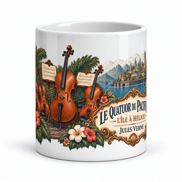 Mug Jules Verne - Le quatuor du Pacifique, Manufacture Arssans