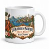 Mug Jules Verne - Le quatuor du Pacifique, anse à droite