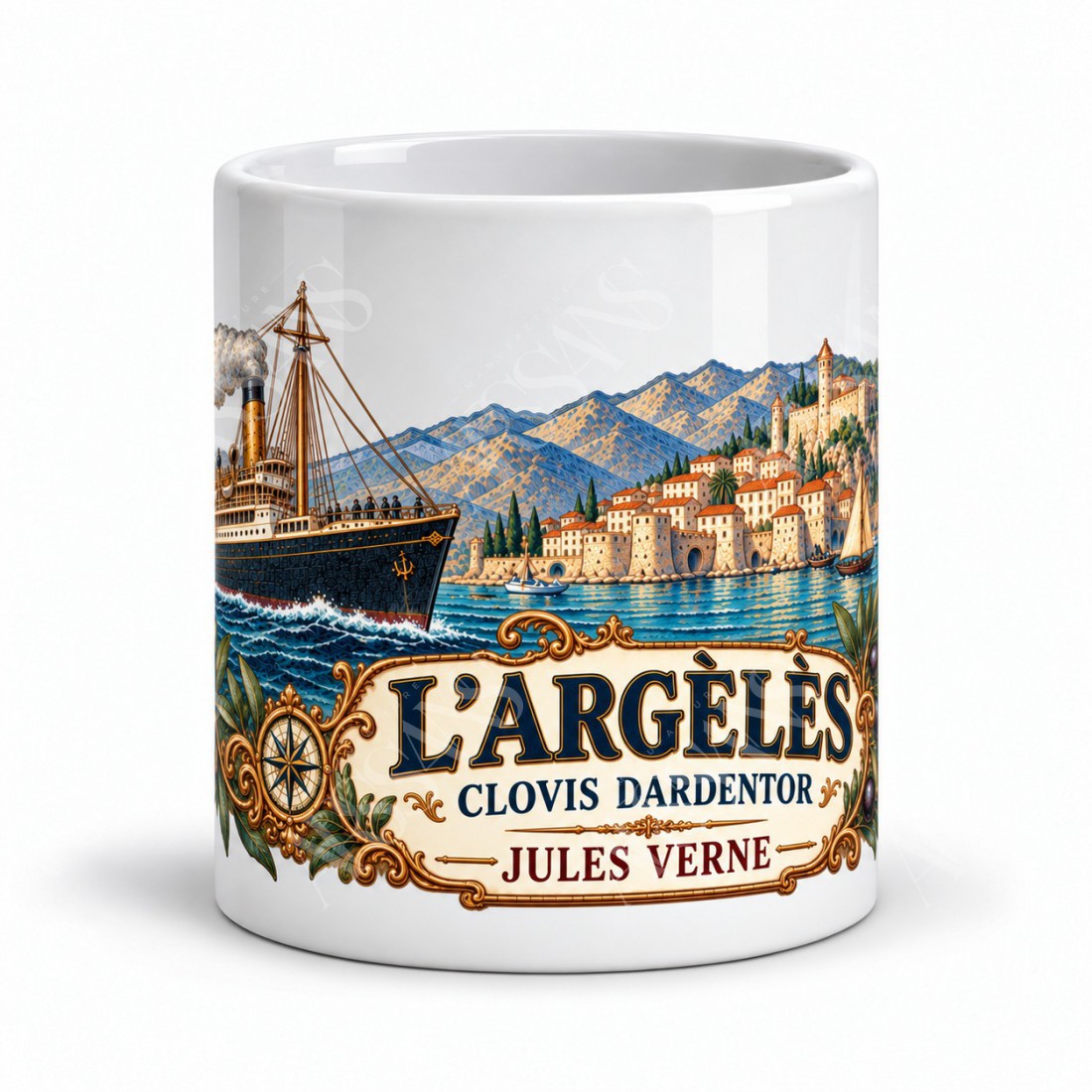 Mug Jules Verne - L’Argèlès, vue de face