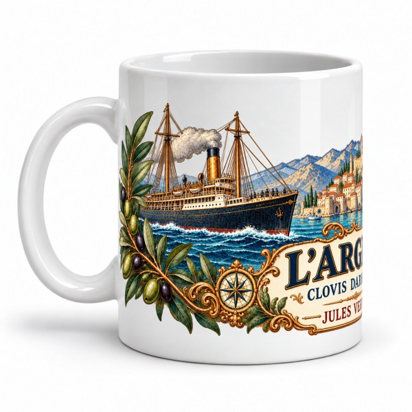 Mug Jules Verne - L’Argèlès, anse à gauche
