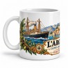 Mug Jules Verne - L’Argèlès, anse à gauche