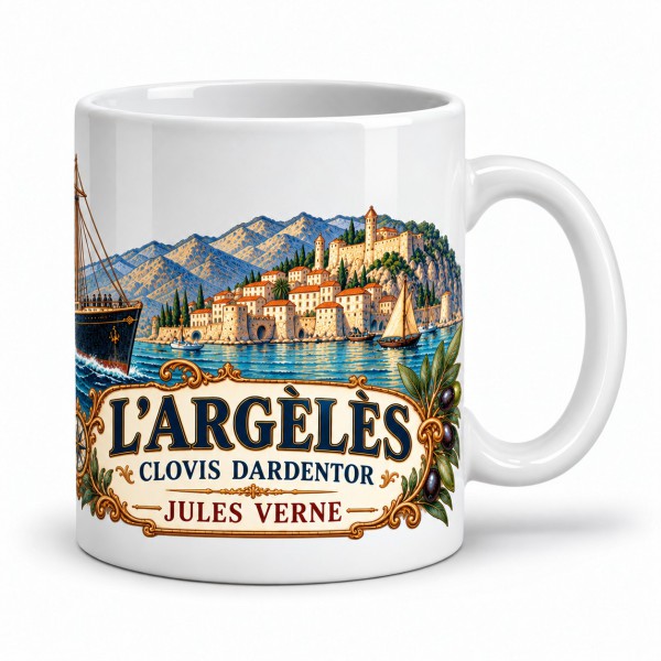 Mug Jules Verne - L’Argèlès, anse à droite