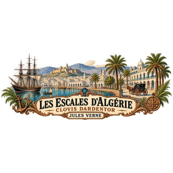 Mug Jules Verne - Les escales d’Algérie, décor à plat