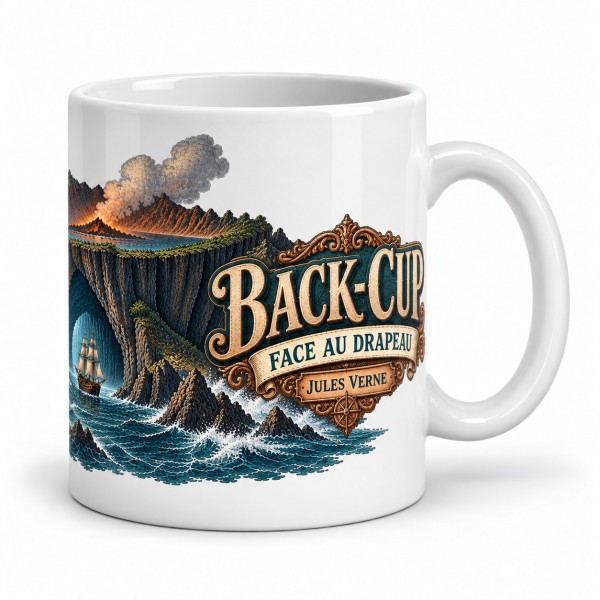 Mug Jules Verne - Back-Cup, anse à droite
