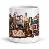 Mug Jules Verne - Le laboratoire de Roch, vue de face