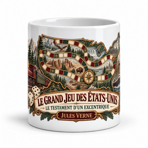 Mug Jules Verne - Le grand jeu des États-Unis, Manufacture Arssans