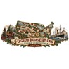 Mug Jules Verne - Le grand jeu des États-Unis, décor à plat