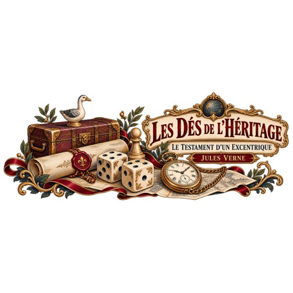 Mug Jules Verne - Les dés de l’héritage, décor à plat