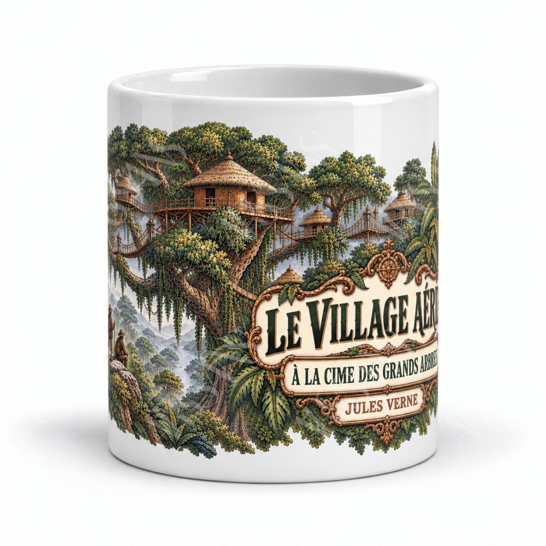 Mug Jules Verne - À la cime des grands arbres, vue de face