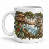 Mug Jules Verne - Les ponts de la canopée, anse à gauche