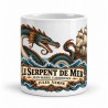 Mug Jules Verne - Le serpent de mer, vue de face