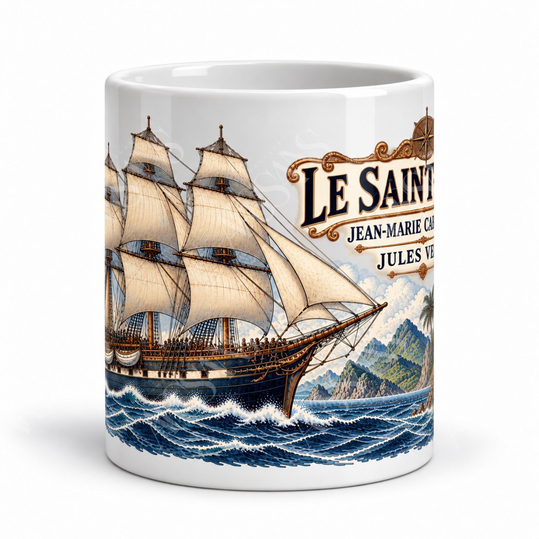 Mug Jules Verne - Le Saint-Enoch, vue de face