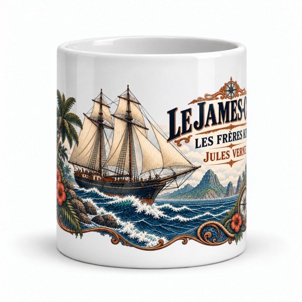 Mug Jules Verne - Le James-Cook, Manufacture Arssans