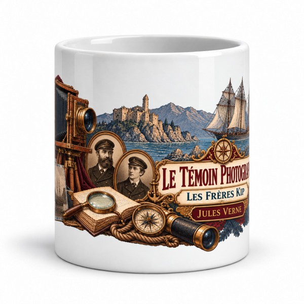 Mug Jules Verne - Le témoin photographique, Manufacture Arssans