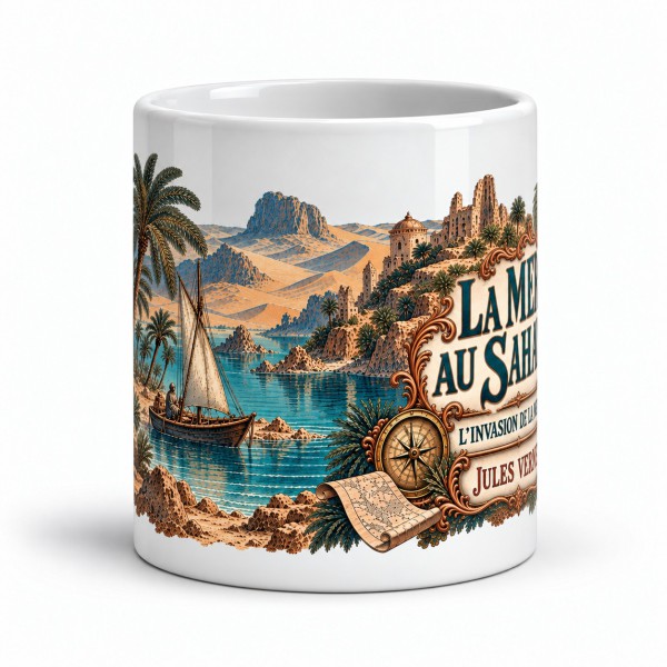 Mug Jules Verne - La mer au Sahara, Manufacture Arssans