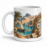 Mug Jules Verne - La mer au Sahara, anse à gauche