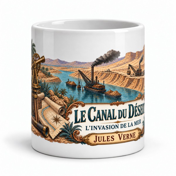 Mug Jules Verne - Le canal du désert, Manufacture Arssans