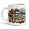 Mug Jules Verne - Les pionniers du Klondike, anse à gauche