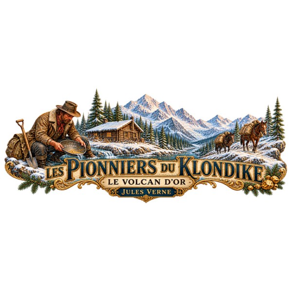 Mug Jules Verne - Les pionniers du Klondike, décor à plat
