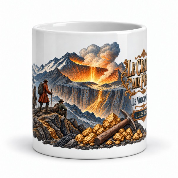 Mug Jules Verne - Le cratère aux pépites, Manufacture Arssans