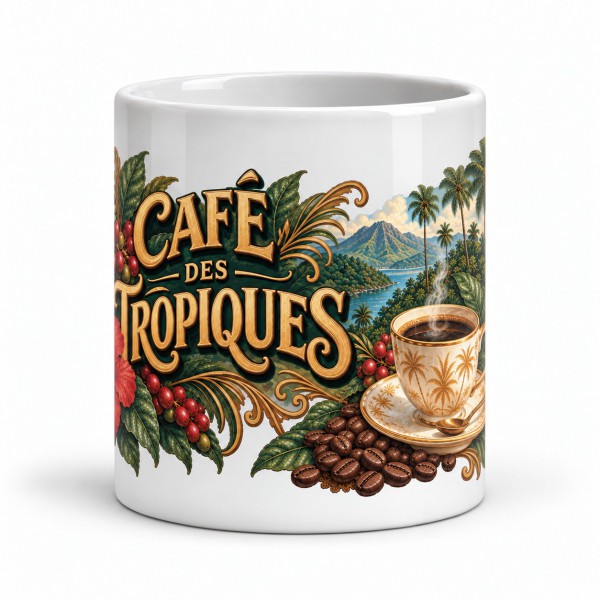 Mug café - Café des Tropiques, Manufacture Arssans