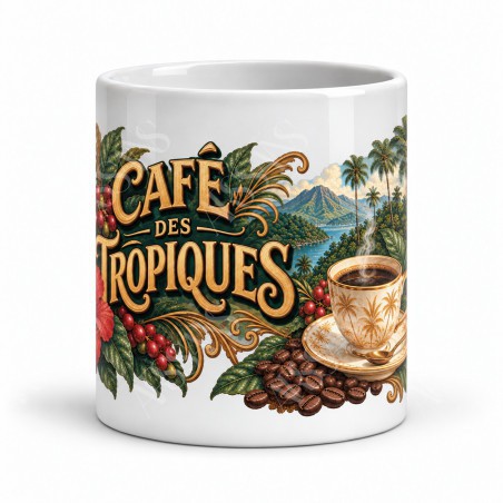 Mug café - Café des Tropiques, vue de face