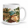 Mug café - Café des Tropiques, anse à droite
