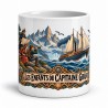 Mug Jules Verne - Les Enfants du capitaine Grant, façon affiche, vue de face