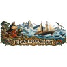 Mug Jules Verne - Les Enfants du capitaine Grant, façon affiche, décor à plat