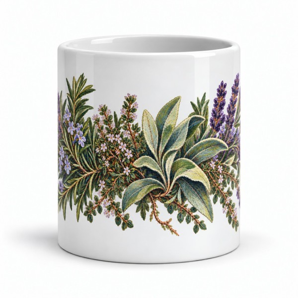 Mug Provence - Herbier de garrigue, Manufacture Arssans