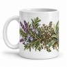 Mug Provence - Herbier de garrigue, anse à gauche
