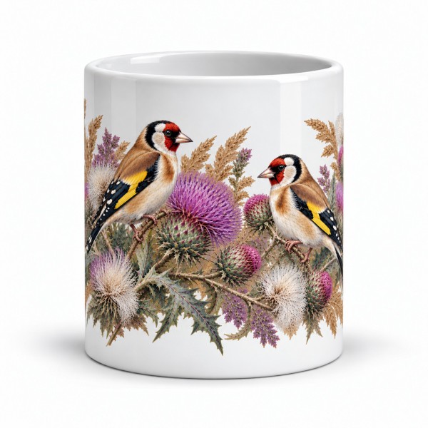 Mug nature - Chardonnerets et chardons, Manufacture Arssans