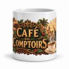 Mug café - Café des Comptoirs, vue de face