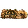 Mug café - Café des Comptoirs, décor à plat