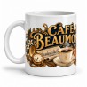 Mug café - Café Beaumont, anse à gauche