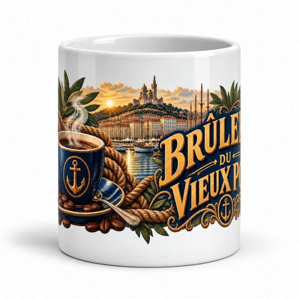 Mug café - Brûlerie du Vieux Port, Manufacture Arssans