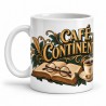 Mug café - Café Continental, anse à gauche