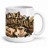Mug café - Café Continental, anse à droite