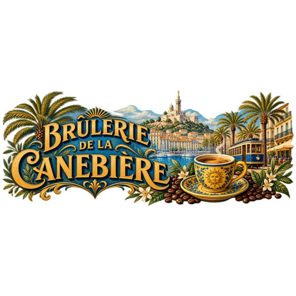Mug café - Brûlerie de la Canebière, décor à plat