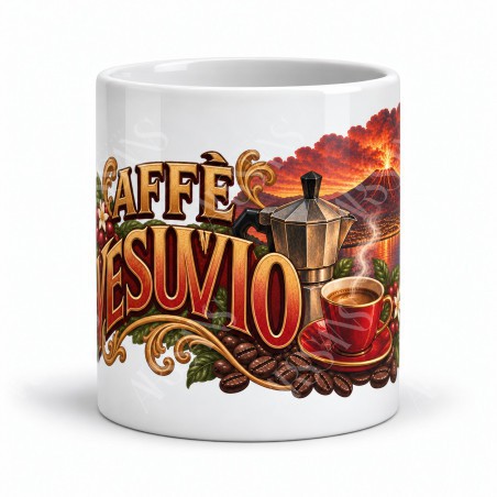 Mug café - Caffè Vesuvio, vue de face