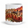 Mug café - Caffè Vesuvio, vue de face