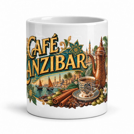 Mug café - Café Zanzibar, vue de face