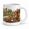 Mug café - Café Zanzibar, anse à droite