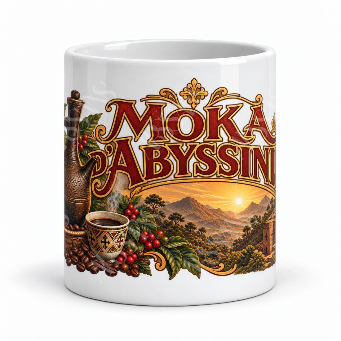 Mug café - Moka d’Abyssinie, vue de face