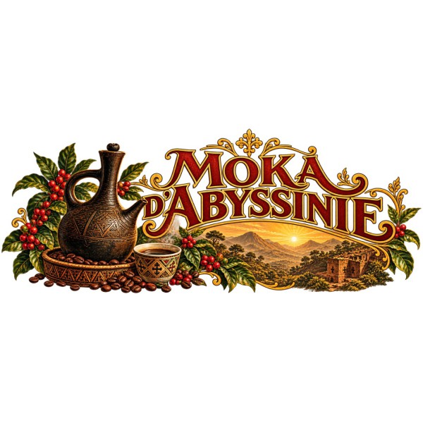 Mug café - Moka d’Abyssinie, décor à plat