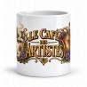 Mug café - Le Café des Artistes, vue de face