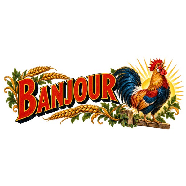Mug chocolat - Banjour, décor à plat