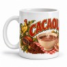 Mug chocolat - Cacaolin, anse à gauche